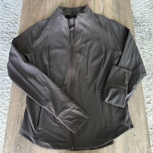 Women’s Athleta Brown Full-Zip Salutation Jacket Sz medium